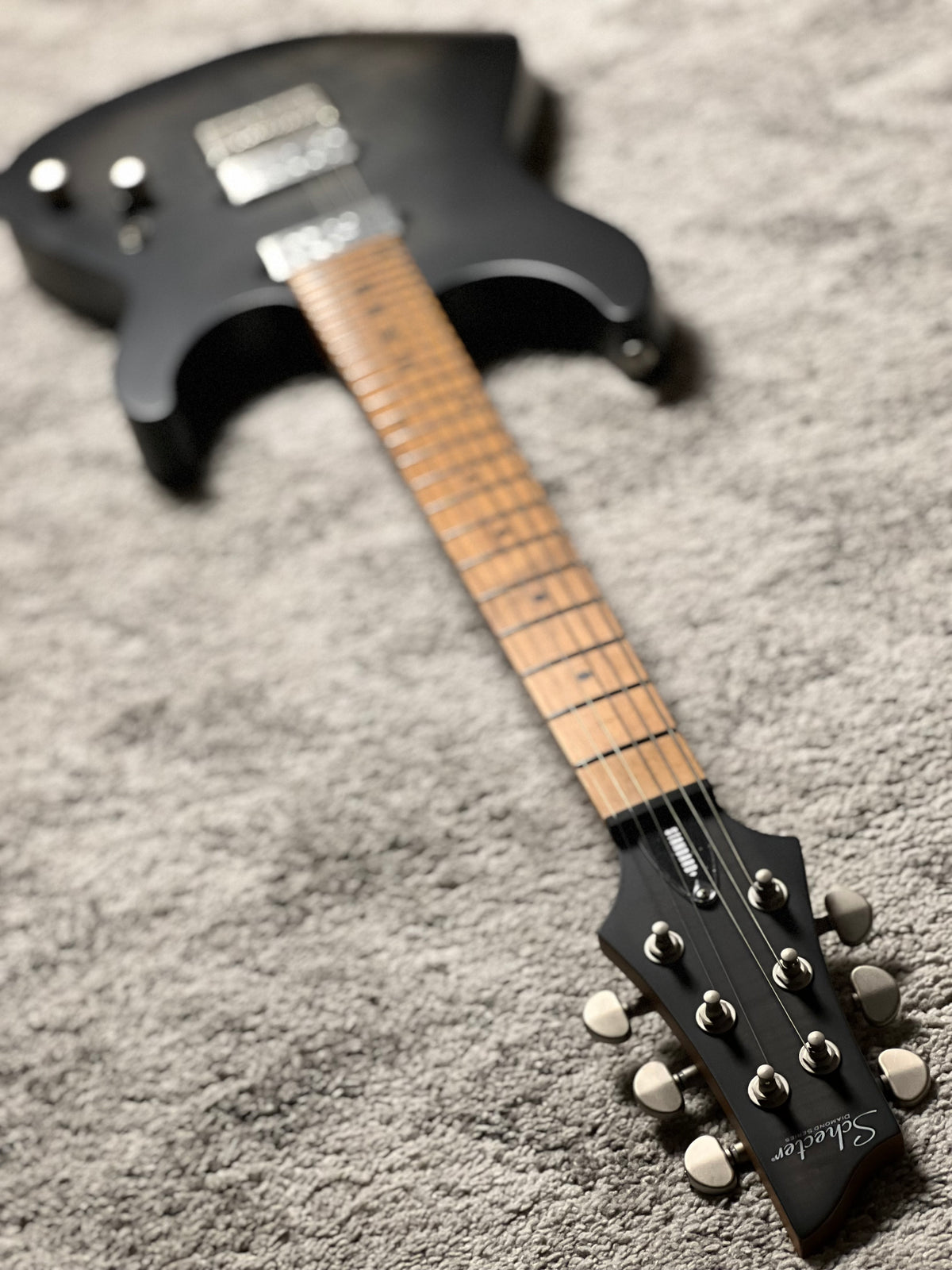 Schecter C-1 Standard Plus in Trans Black Burst
