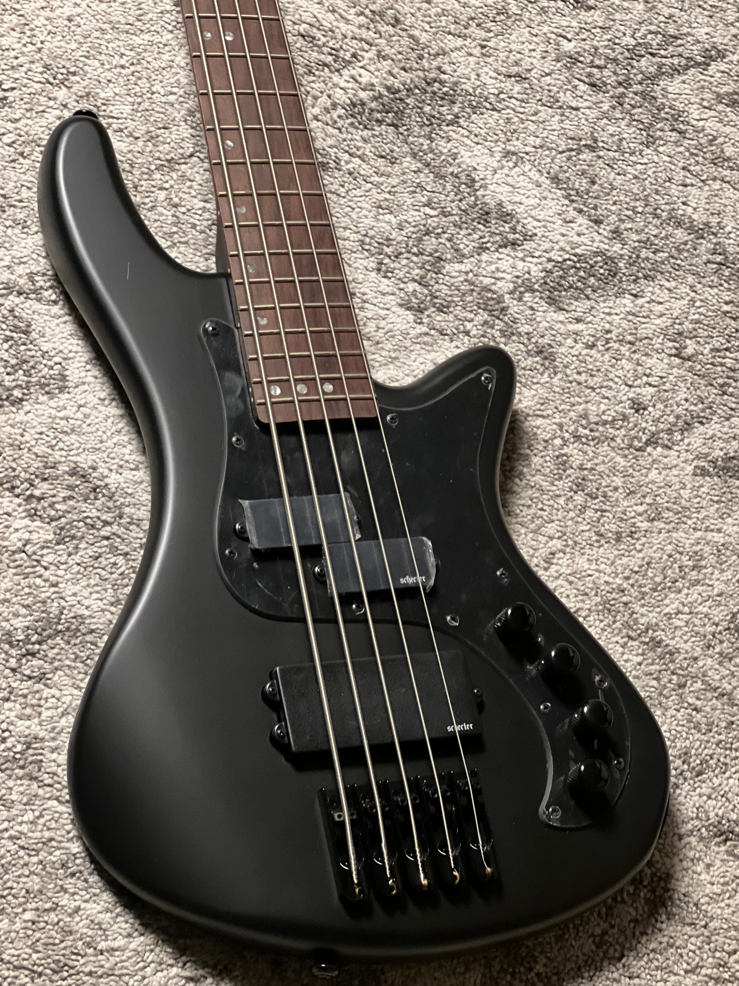 Schecter Stiletto Stealth-5 in Satin Black