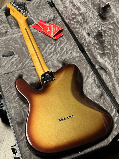 Fender American Ultra Telecaster พร้อม Maple FB สี Mocha Burst