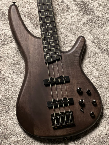 Ibanez Standard SR280E-TKF Electric Bass Guitar in Transparent Black Flat