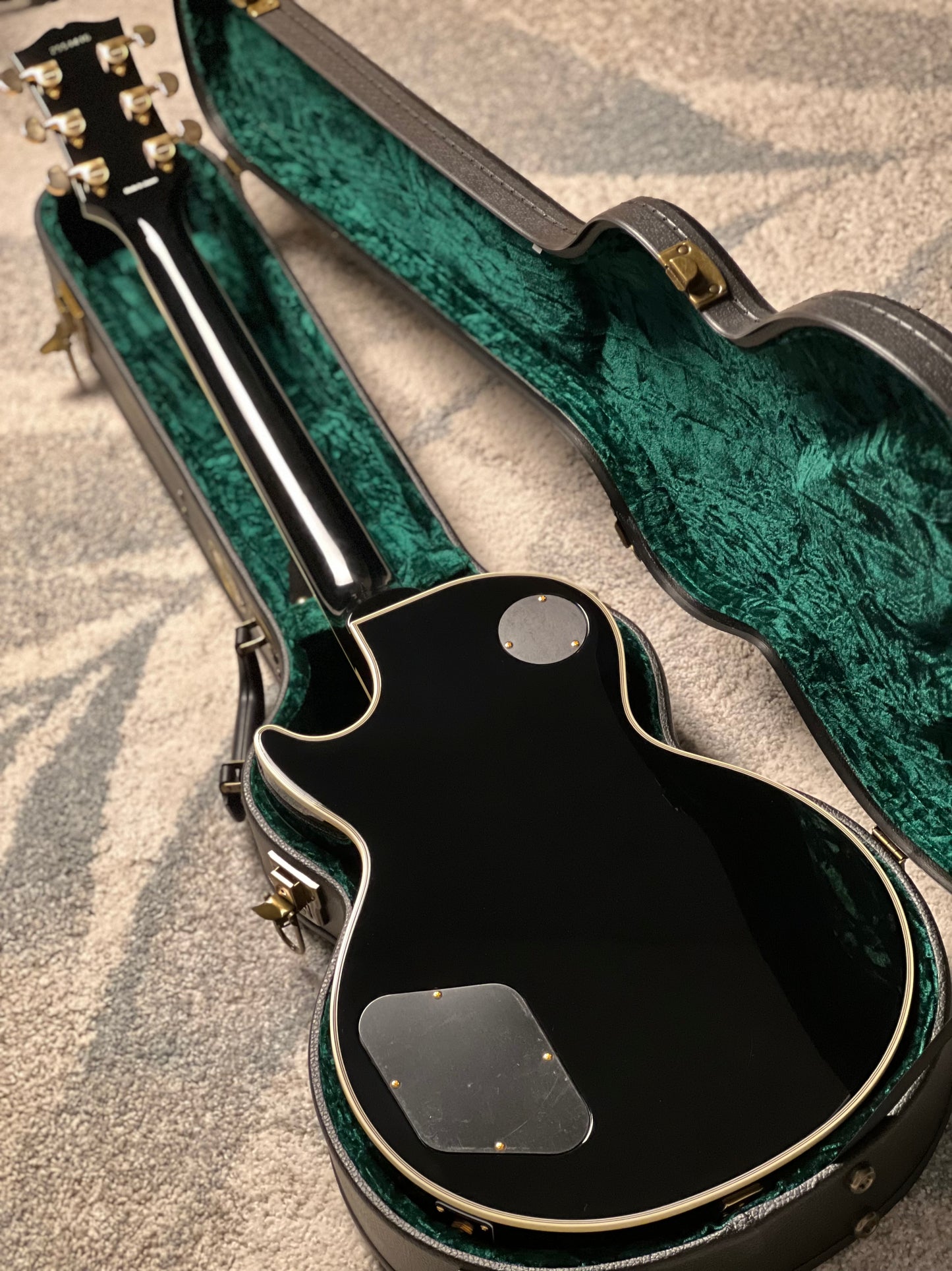 Tokai Love Rock Japan LC-201S-3PU-B7G BB in Black Custom Shop Series 2551416