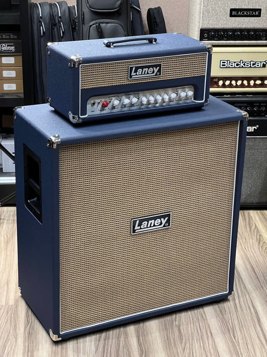 Laney LF-Supertop 120-watt Amplifier Head with LF412 240-watt 4x12" Speaker Cabinet