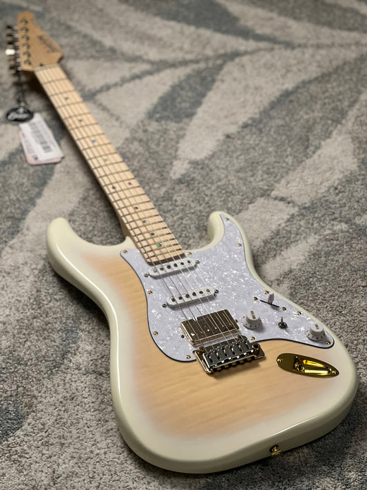 Soloking MS-1 Artisan with Flame Top in Transparent Butter Burst Limited Edition JESCAR