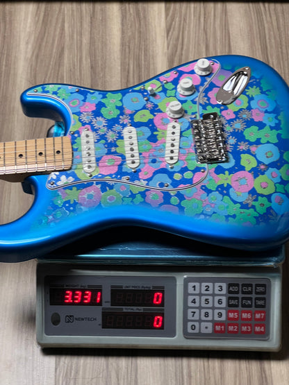 Fender MIJ Limited Stratocaster with Maple FB in Blue Flower JD25026963