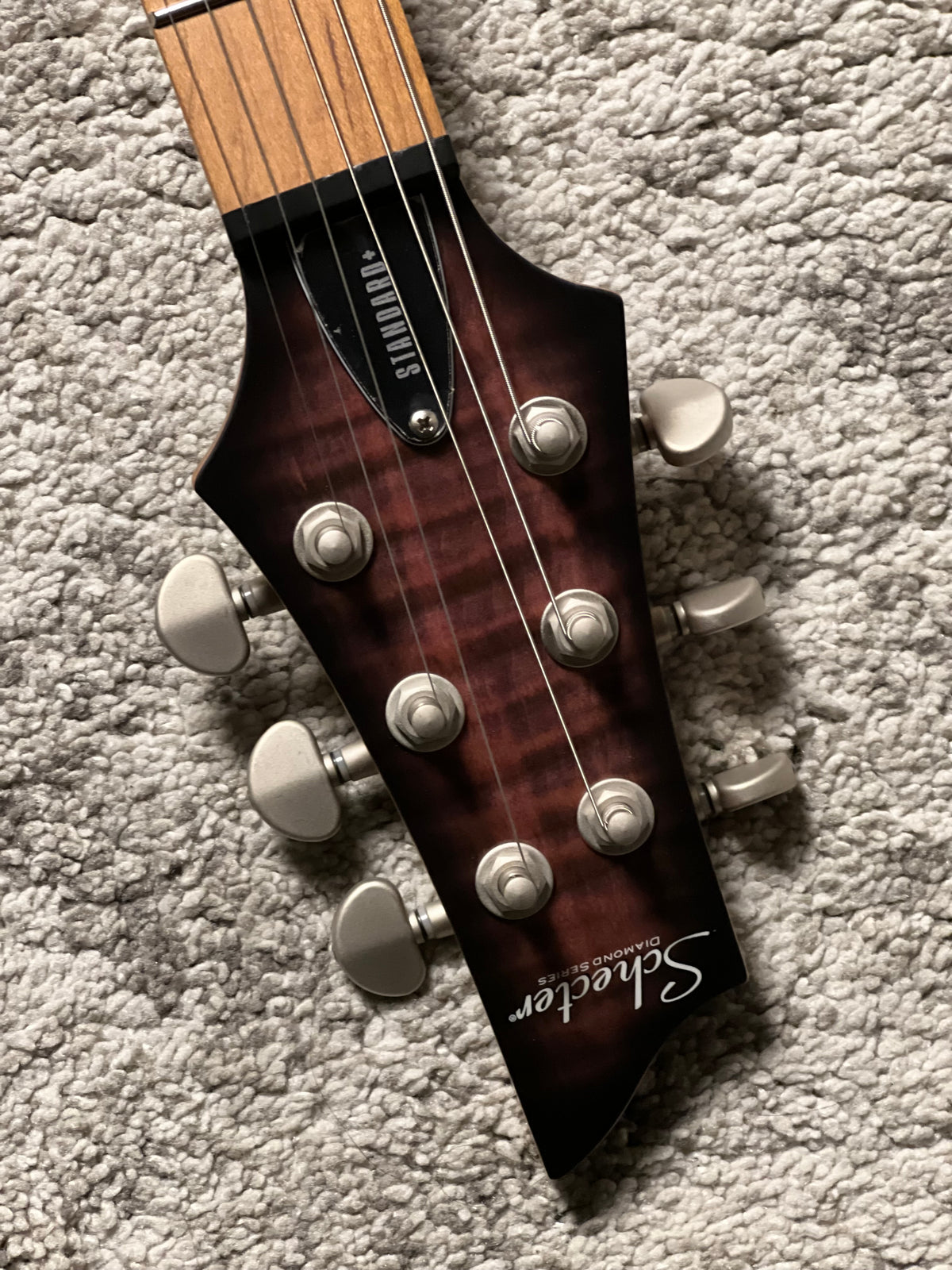 Schecter C-1 Standard Plus in Trans Purple Burst