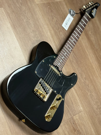 Soloking MT-1G MKII With Rosewood FB in Black Beauty With Gold Hardware 2025 Edition
