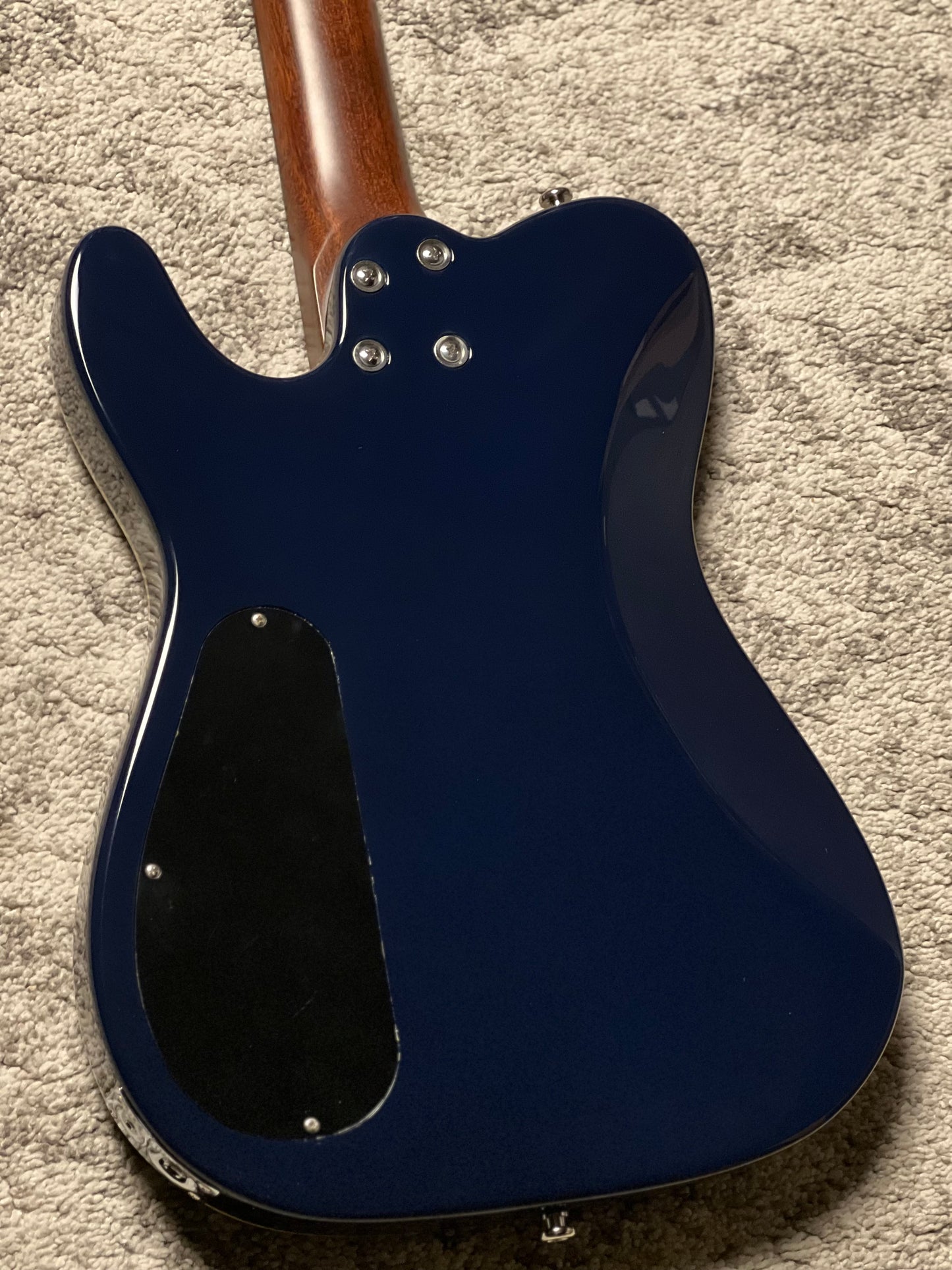 SQOE Spain SEGD-600 Nylon Electric Guitar with Piezo in Aurora Blue