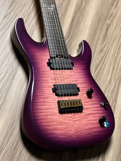 Shijie JA-7 Custom Shop in Transparent Purple Burst 2403