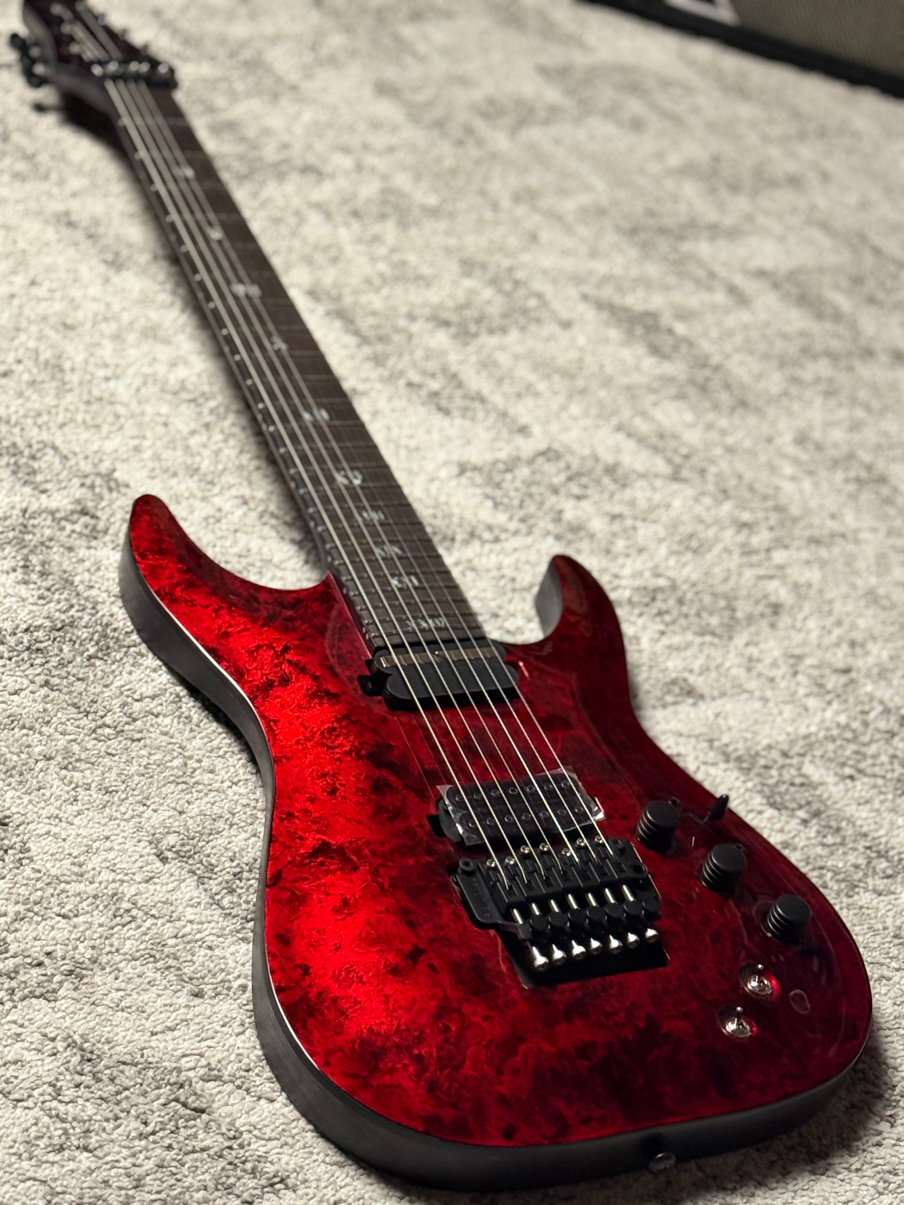 Schecter C-7 FR-S Apocalypse in Red Reign – nafiriguitar.com