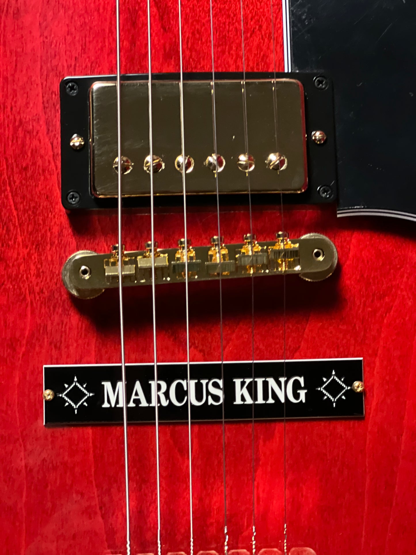 Gibson Marcus King ES-345 Semi-Hollow Electric Guitar in Sixties Cherry 207760041