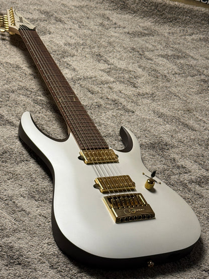 Ibanez K7YANG Brian 'Head' Welch Signature 7-String in Matte White