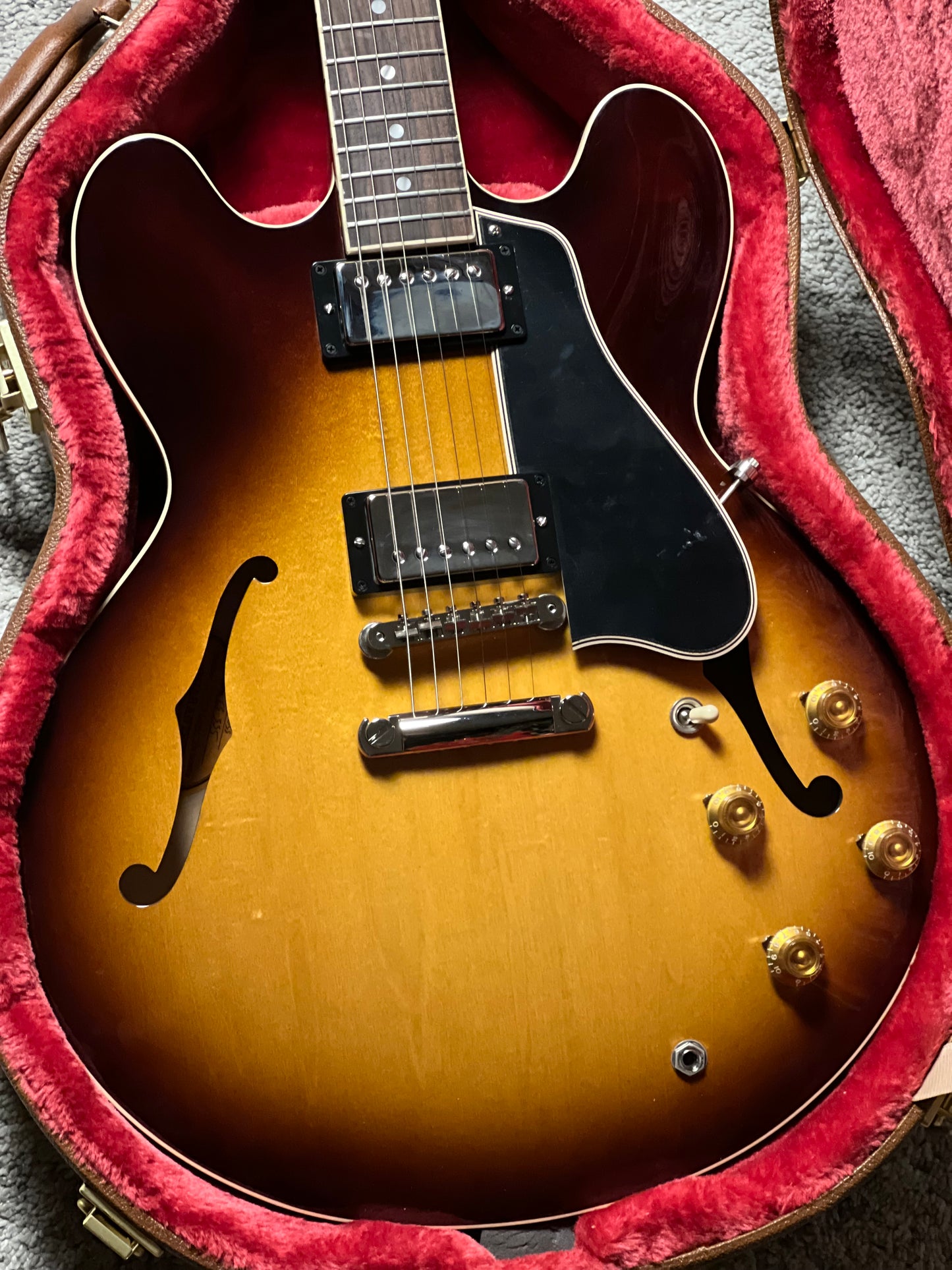 Gibson ES-335 '50s Semi-Hollow Electric Guitar in Vintage Tobacco Burst 205860058