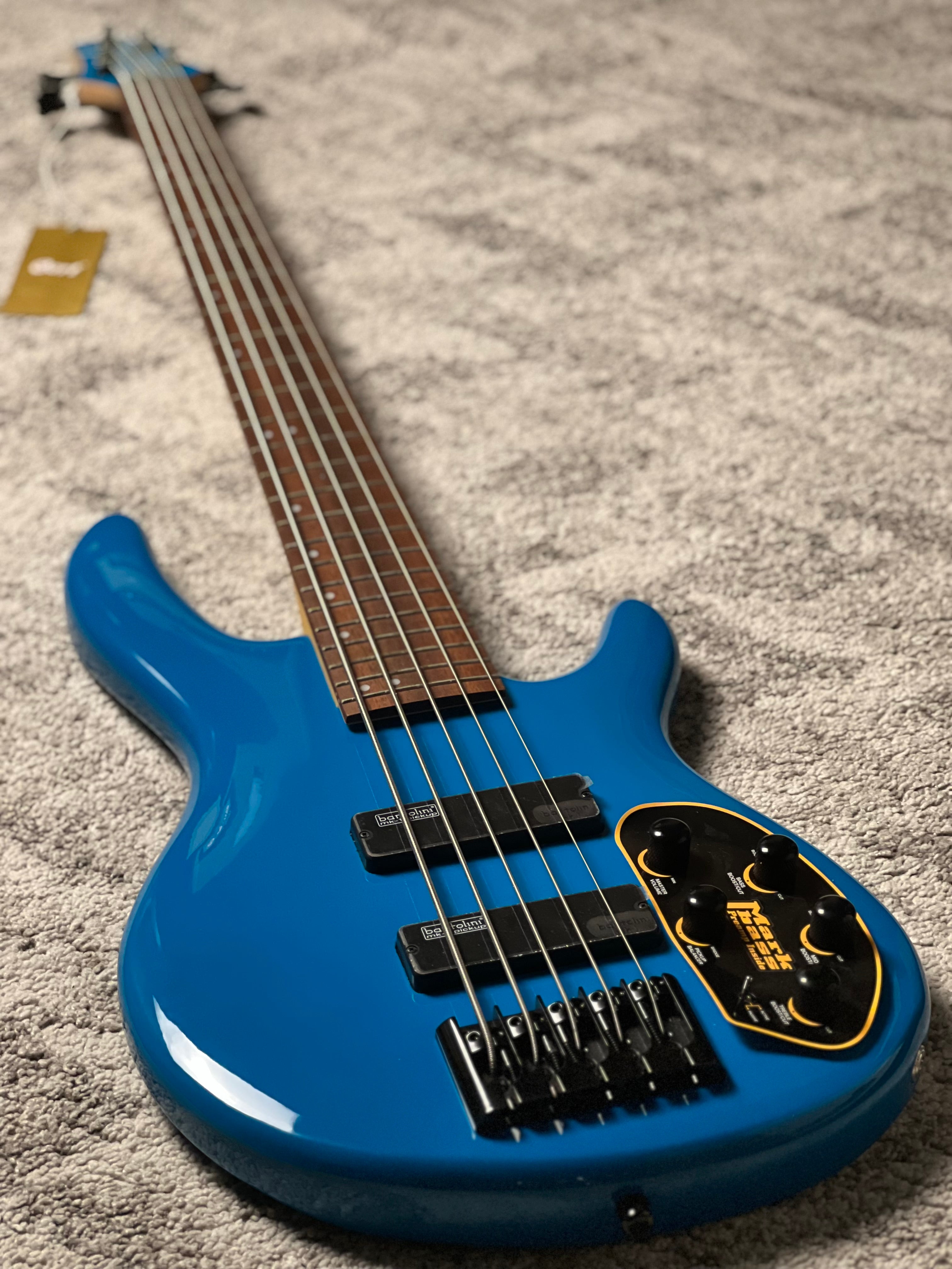 Cort Bass C5 Deluxe-CBL in Candy Blue – nafiriguitar.com