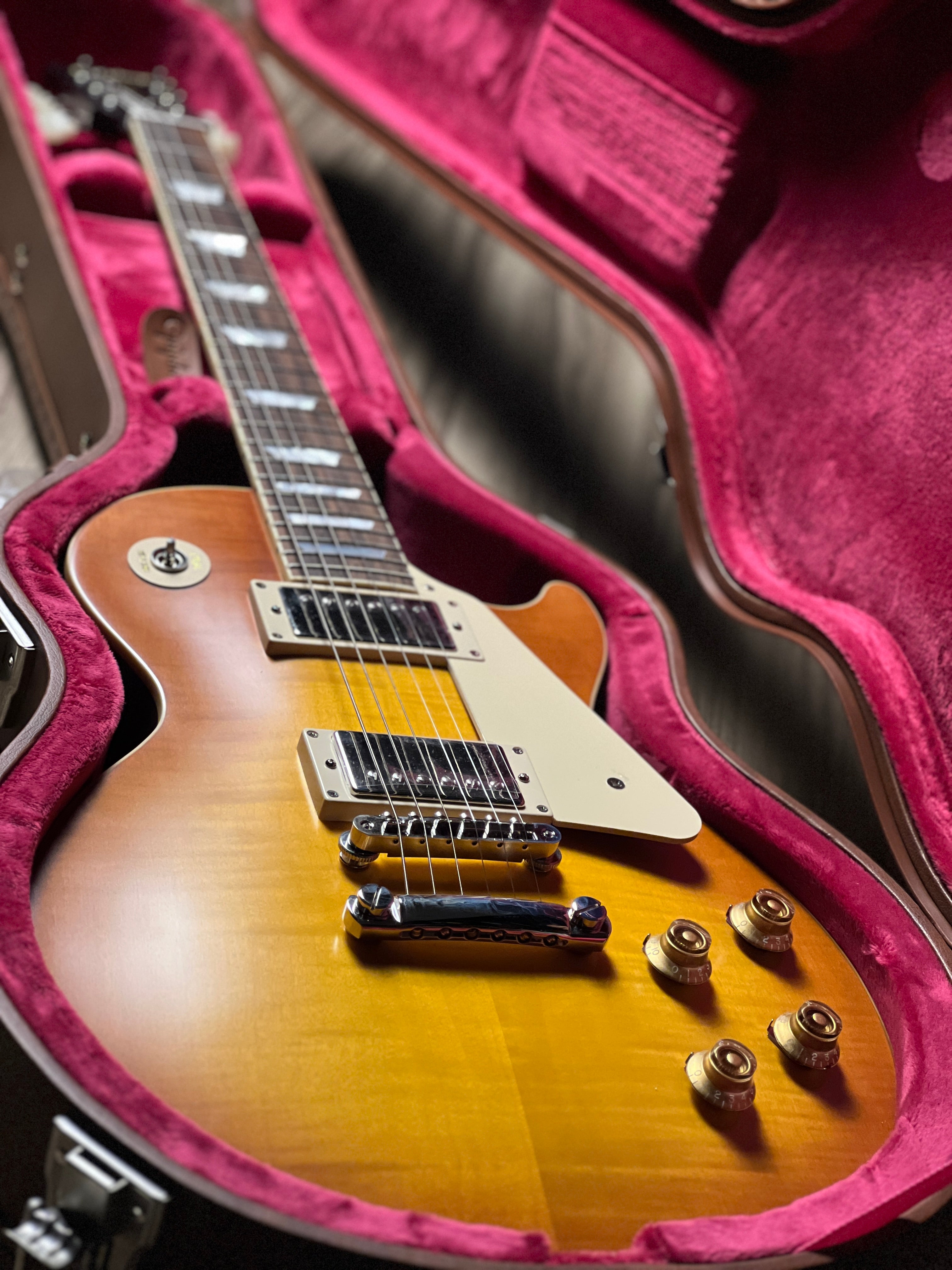 タイムセール！Epiphone by Gibson Les Paul Epiphone 1959 Les Paul Standard in Iced Tea VOS – nafiriguitar.com