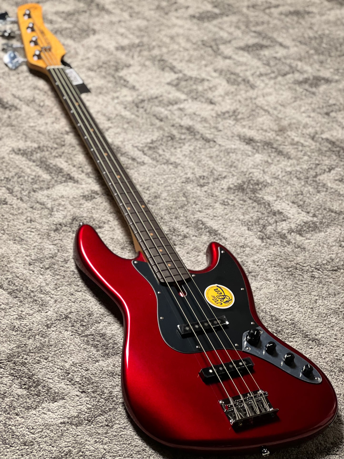 Sire Marcus Miller V3-4 New Gen Electric Bass Guitar in Candy Apple Red