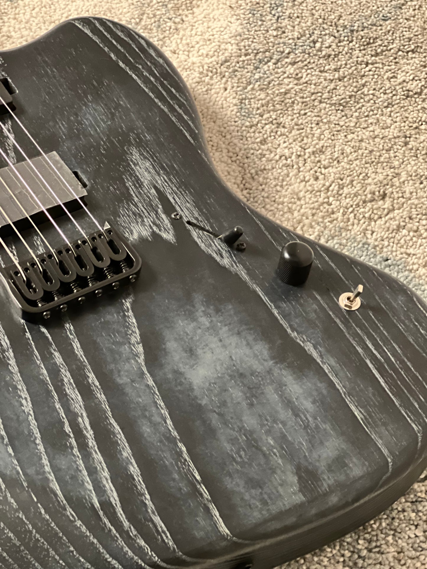 Soloking MJM-1 Custom HH with Wenge Neck in Driftwood Black