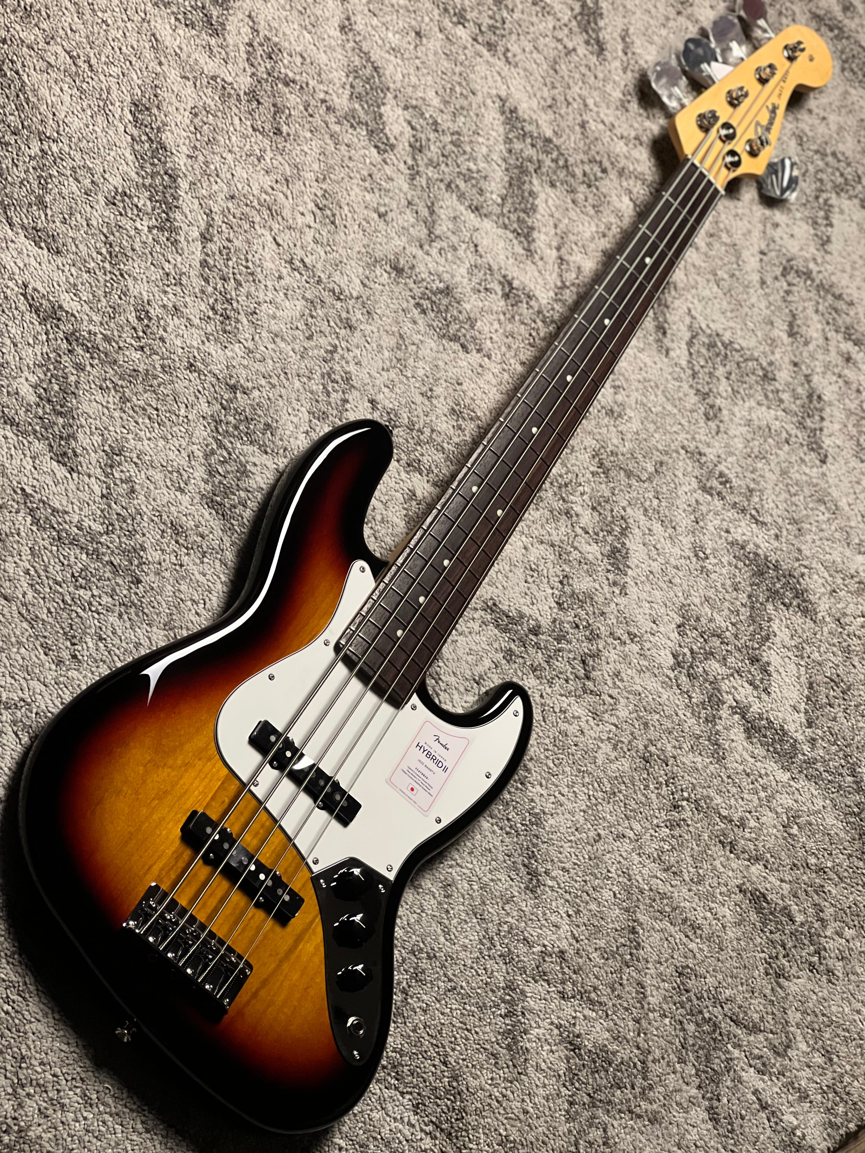 Fender Japan Hybrid II Jazz Bass V Guitar with RW FB in 3-Color