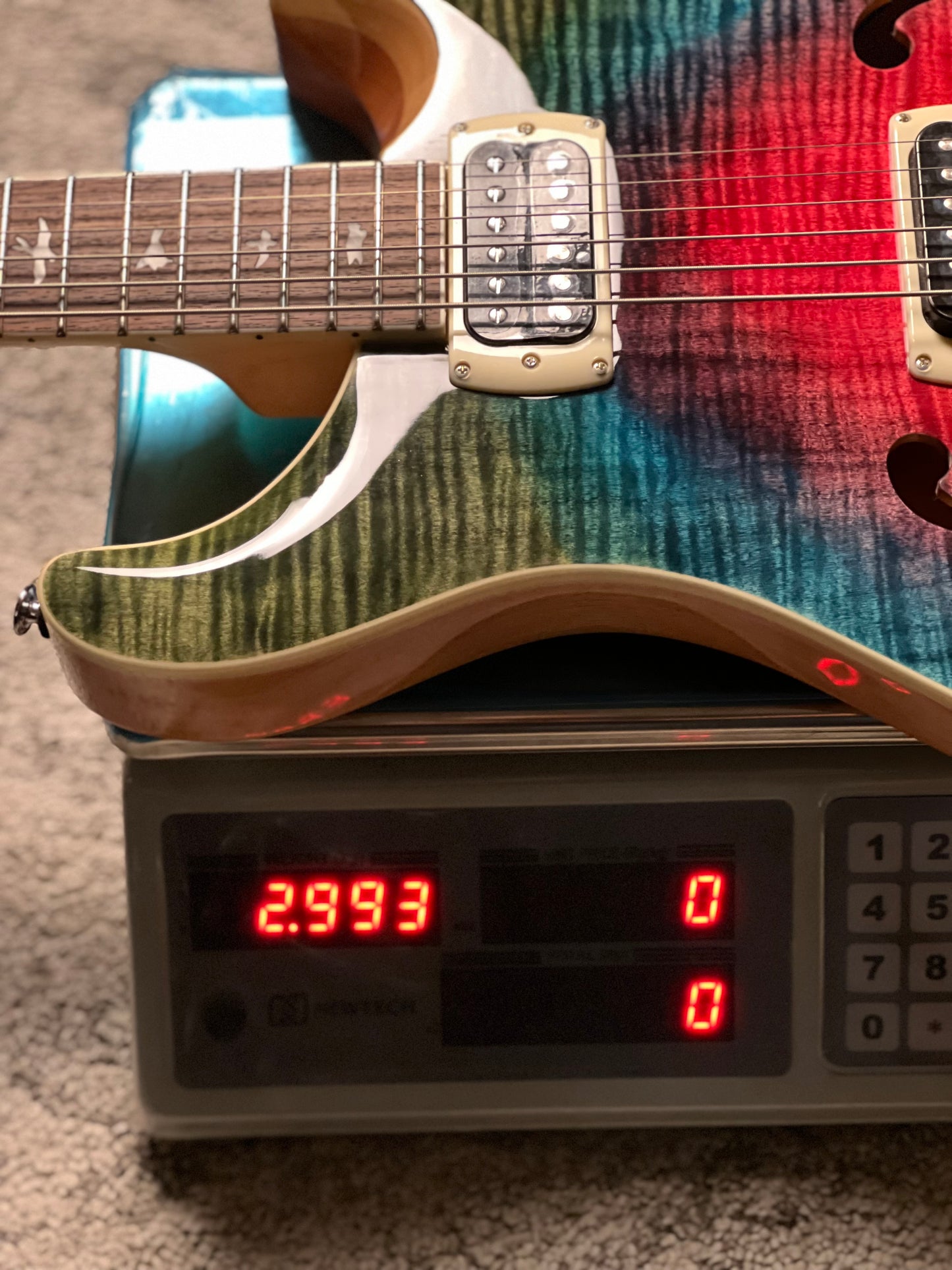 PRS SE Ed Sheeran Hollowbody I Piezo Baritone in Kaleidoscope