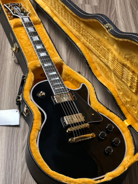 Gibson Les Paul Custom Ebony Fingerboard Gloss Ebony w/ Case CS 404299