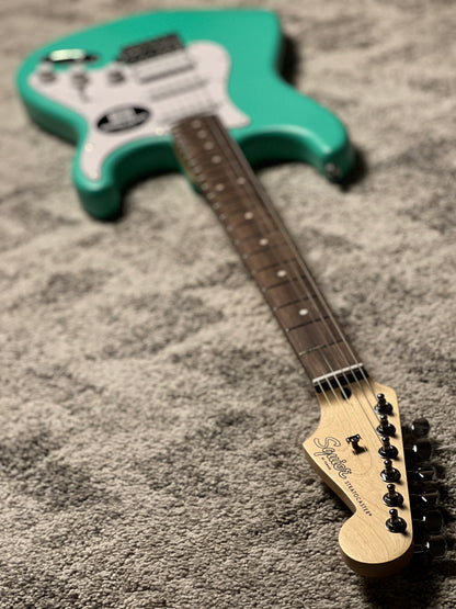 Squier Debut Series Stratocaster HSS with Laurel FB in Sea Foam Green