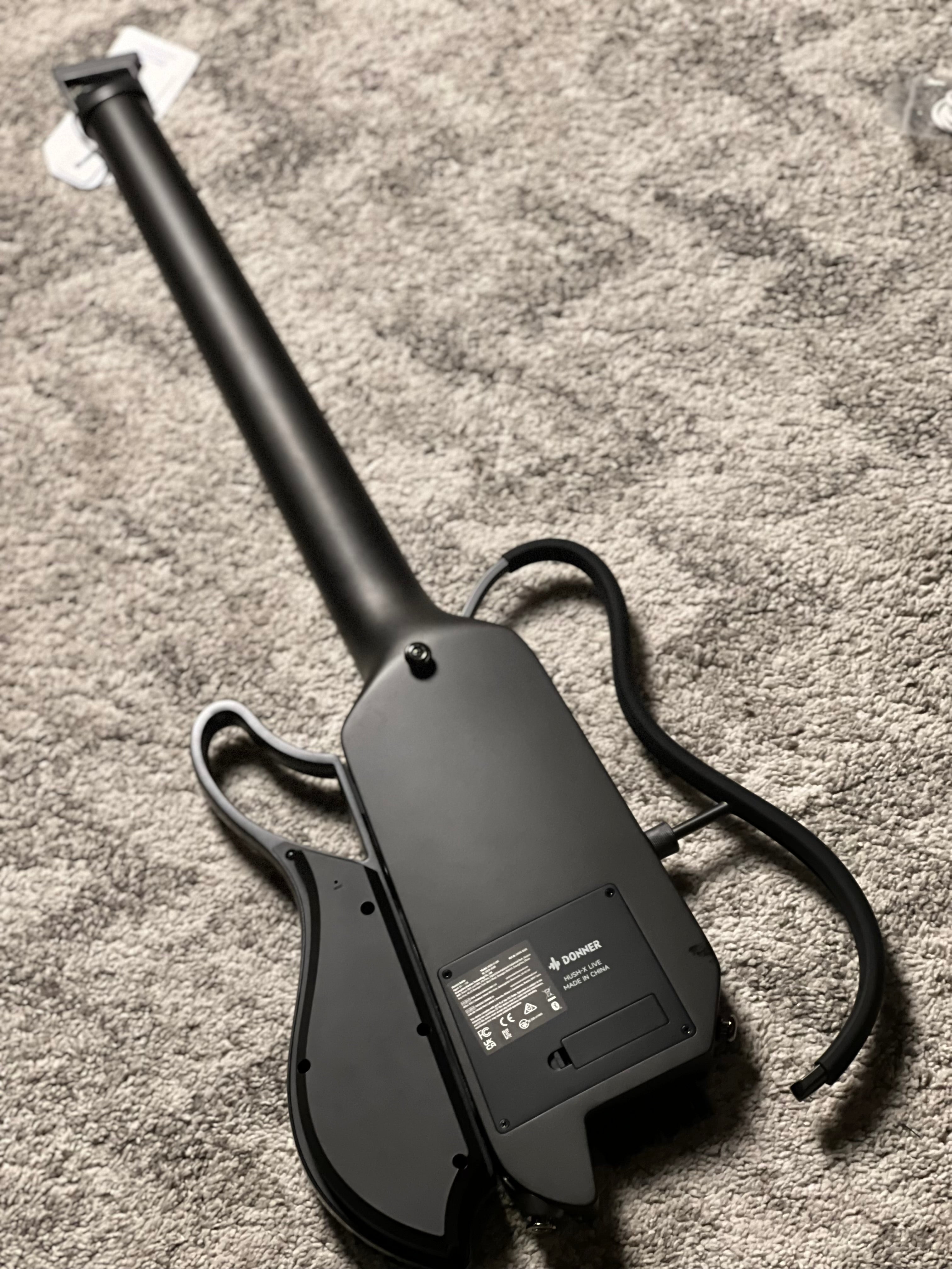 Donner HUSH-X LIVE MIYAVI Edition in Black – nafiriguitar.com