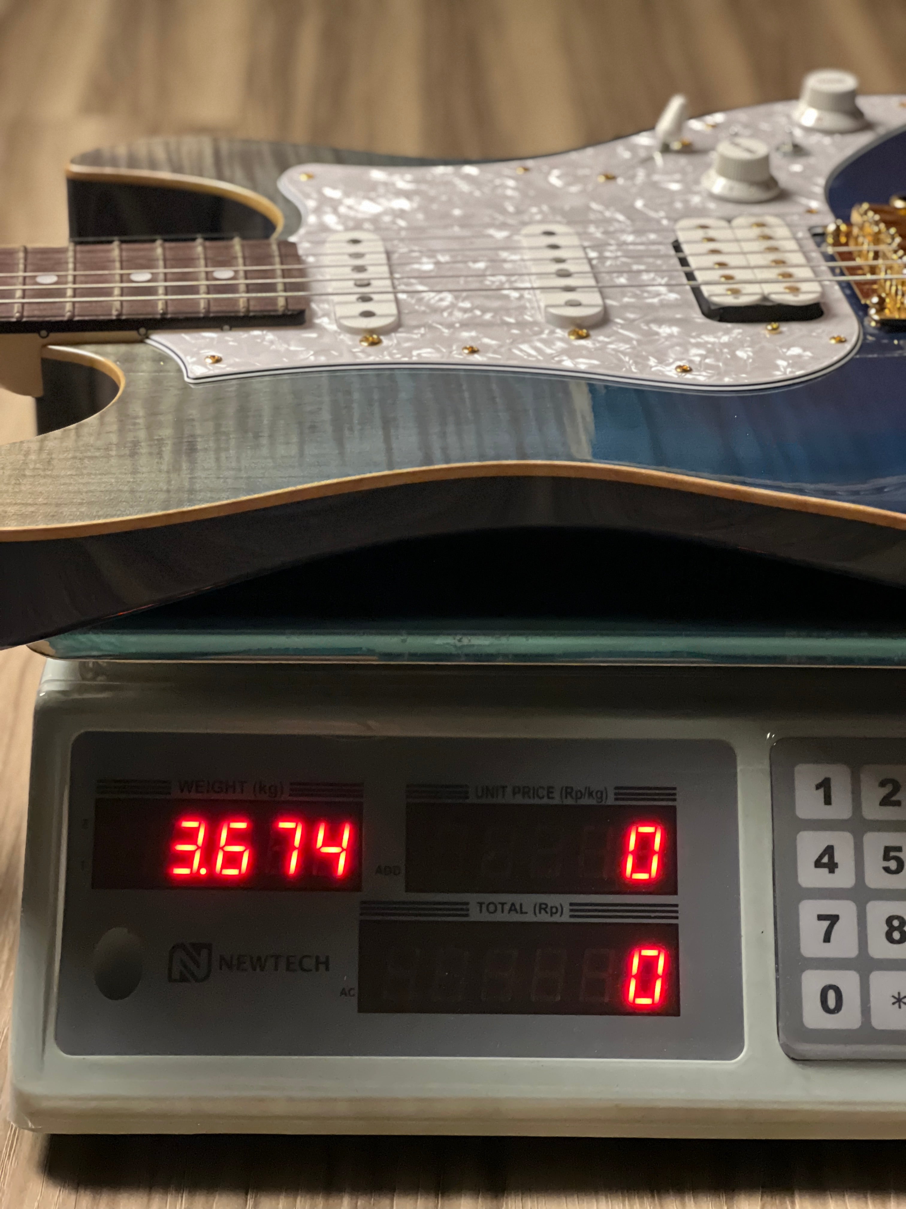 Fujigen FGN Guitars Expert EOS Odyssey in Navy Blue with Hardshell