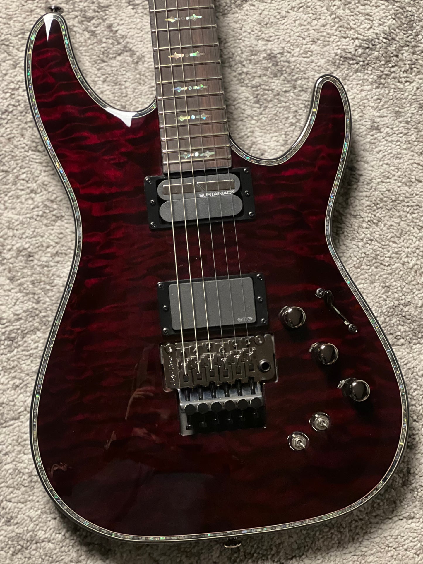 Schecter Hellraiser C-1 FR S BCH in Black Cherry 24111562