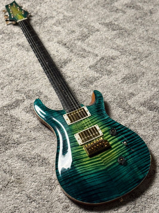 SLX Imperial 24 HH with 5A Solid Flame Top in Laguna Glow with Gold Hardware