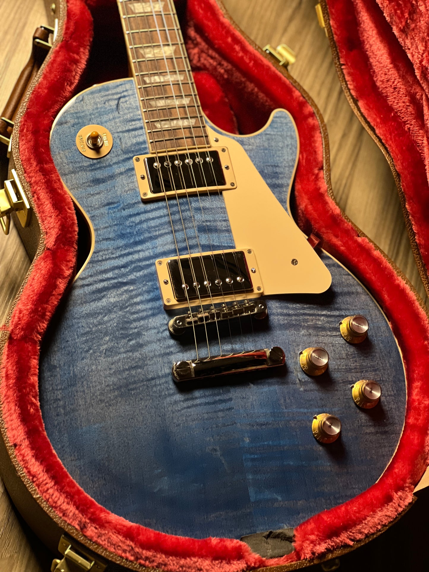 Gibson Les Paul Standard 60s (Trans Finish) Ocean Blue with case 230430228