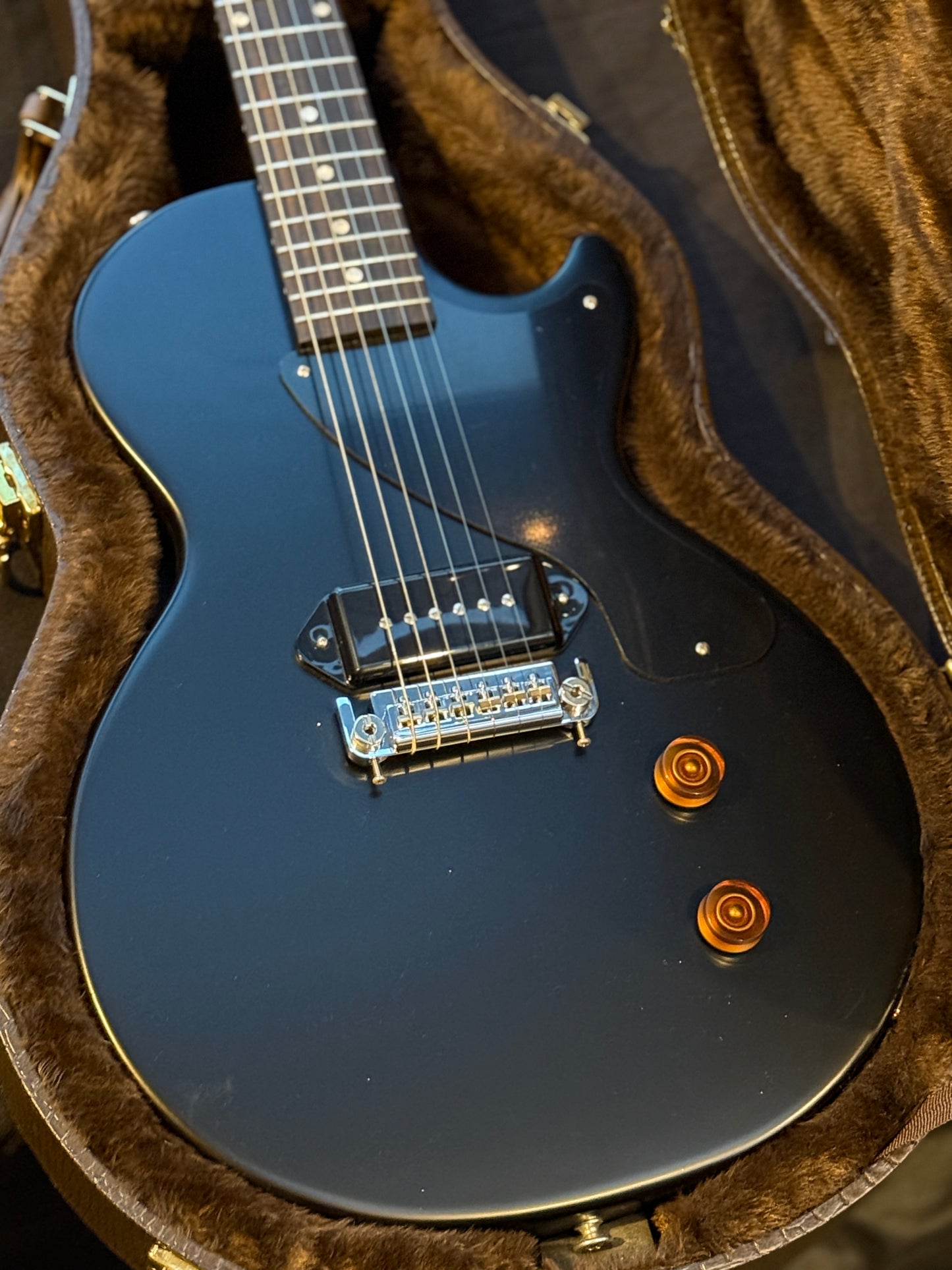 Gibson Les Paul Junior Charlie Starr Ebony Satin w/Case