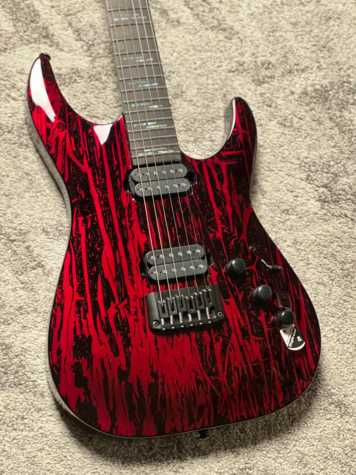 Schecter C-1 Silver Mountain - Blood Moon W21080117
