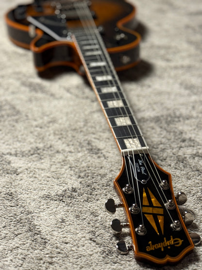 Epiphone Les Paul Custom Widow in Red Burst