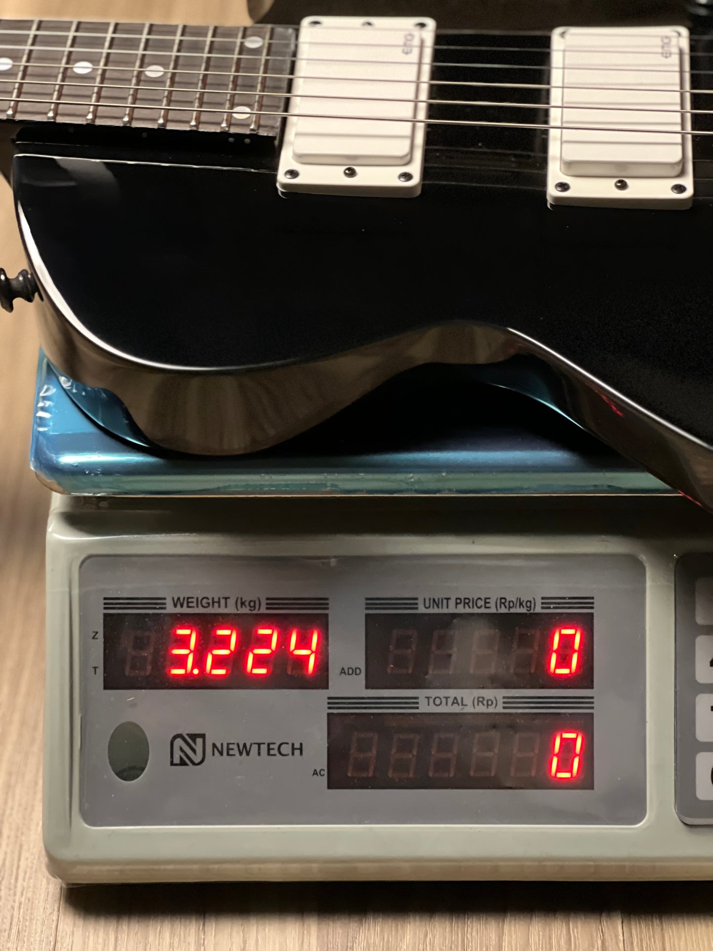 ESP LTD Ted Aguilar Signature TED-EC In Black with Hardshell Case W24022914