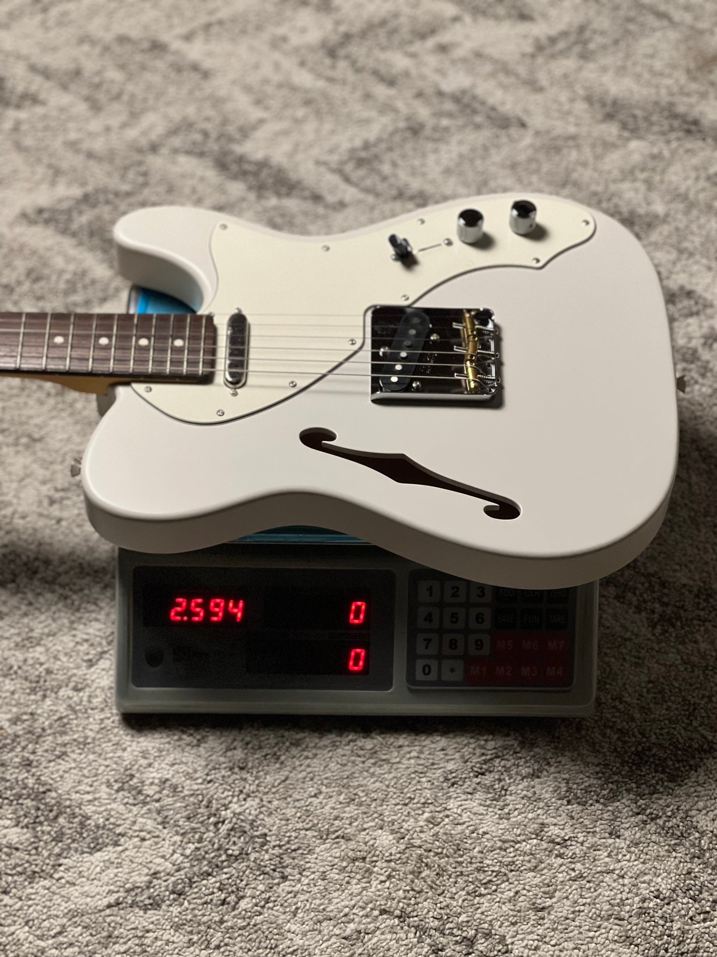 Fender MIJ Limited Kusumi Color Telecaster Thinline with RW FB In Kusumi White JD24021247