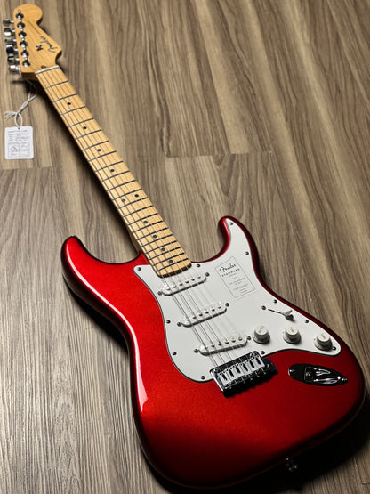 Fender Standard Stratocaster w/White Pickguard, Maple FB in Candy Cola