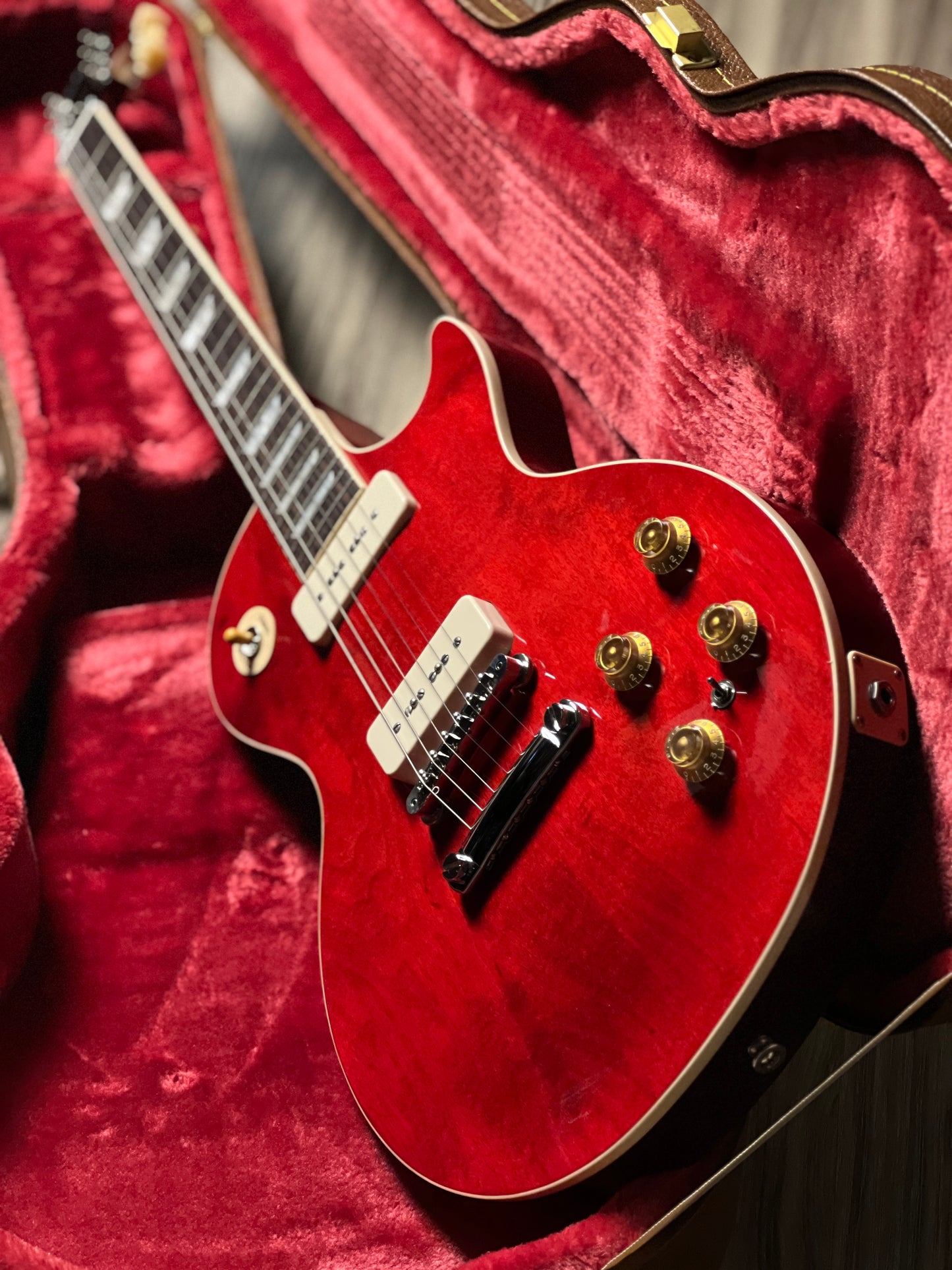 Gibson Les Paul Standard Warren Haynes 50s P-90 in Sixties Cherry w/Hardcase