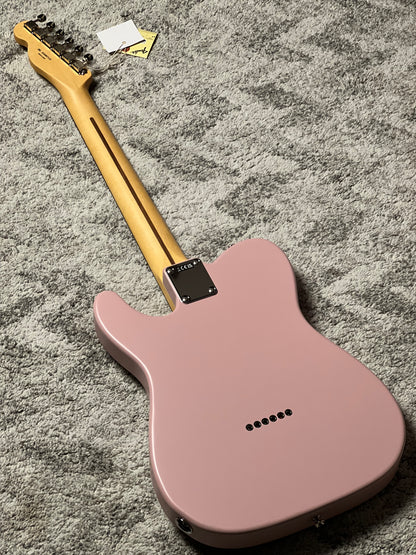 Fender MIJ Limited Kusumi Color Telecaster Thinline with RW FB In Kusumi Pink JD24017133
