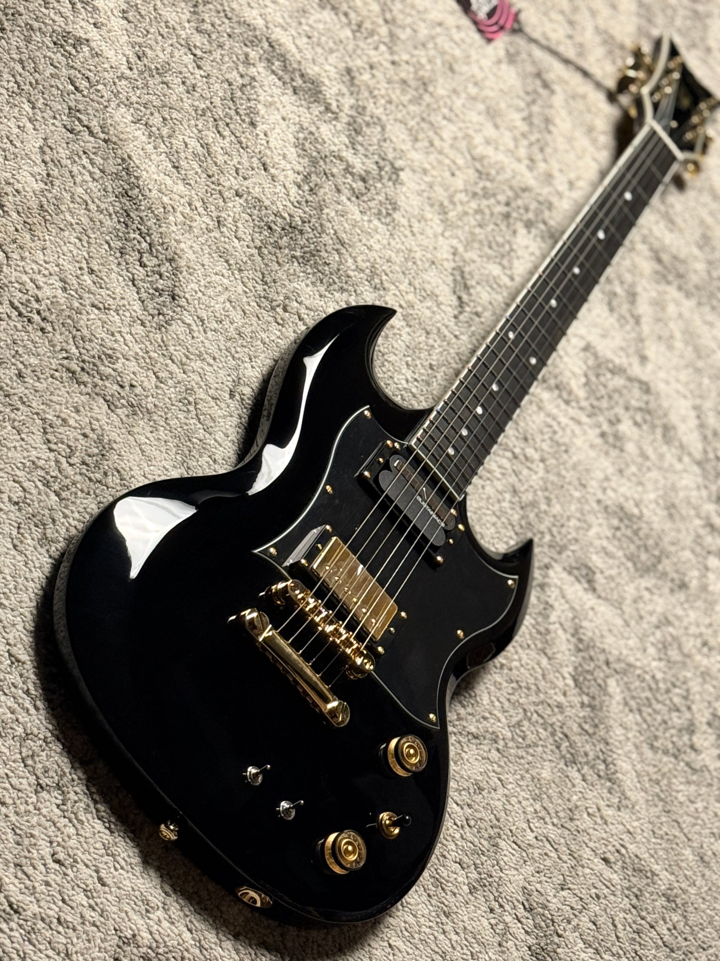 Schecter ZV-H6LLYW66D-S Zacky Vengeance Signature in Gloss Black W26010038