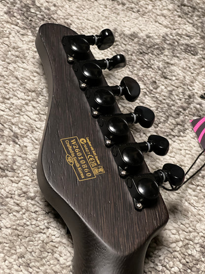 Schecter Sun Valley Super Shredder Exotic in Black Limba W26010860