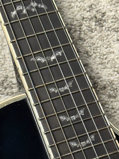 Epiphone Les Paul Custom Bats in Flight in Dark Purple Burst Limited Edition