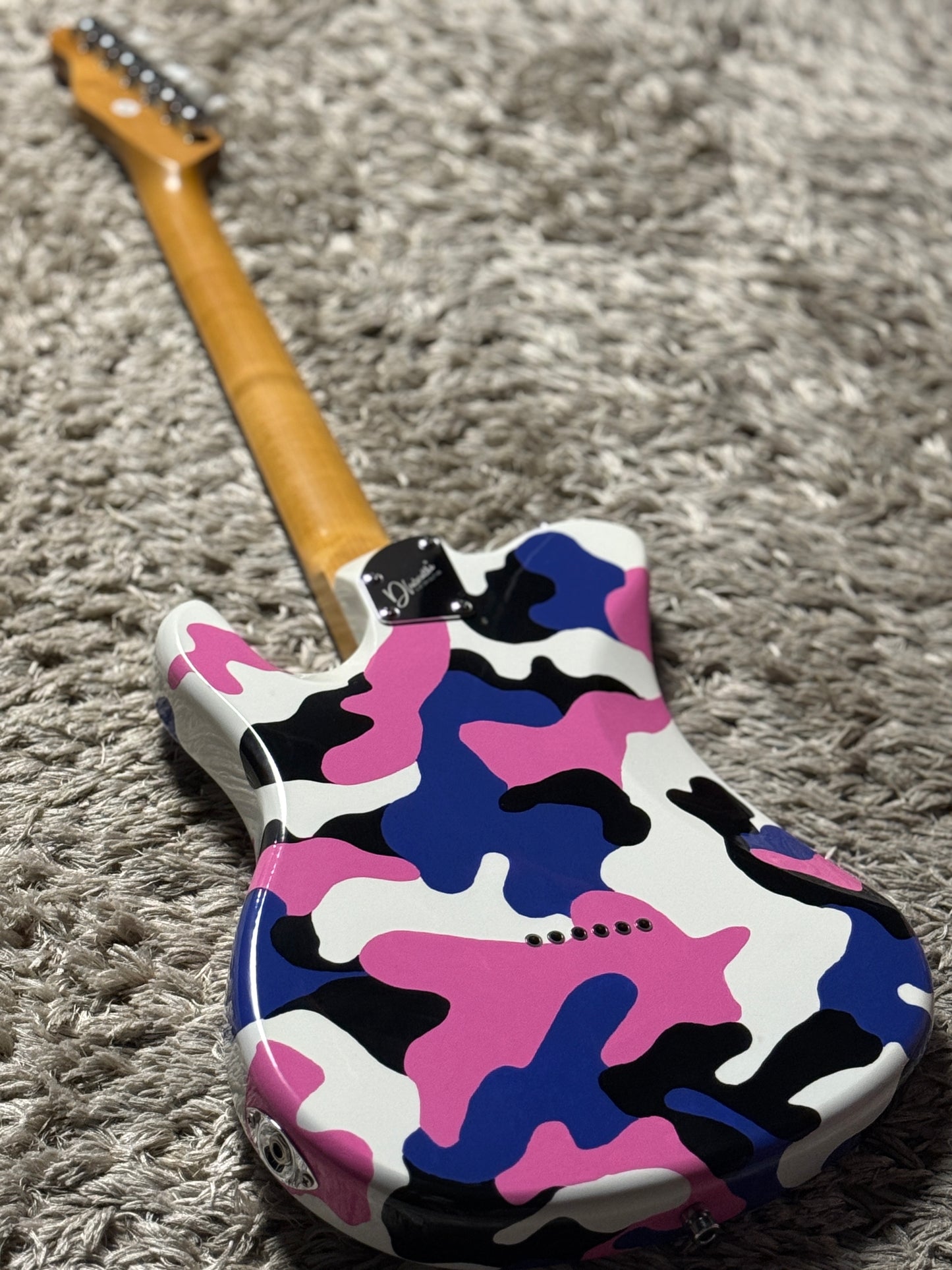 Dhatarattha Custom DTL Artist Hand Paint "Purple Camo"