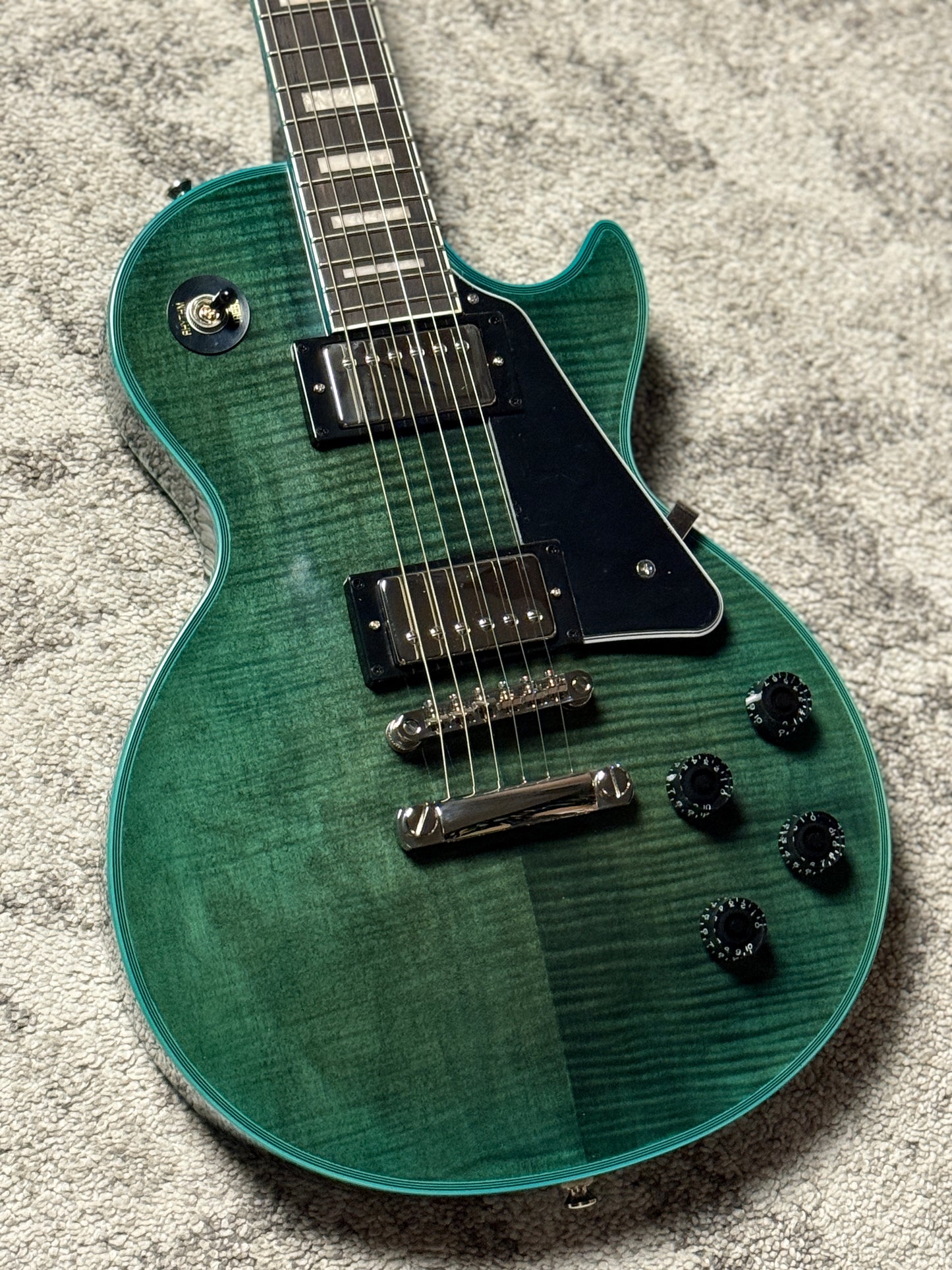 Epiphone Les Paul Custom Widow in Peacock Green