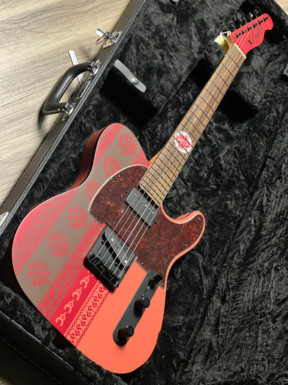 Fender MIJ Limited Edition Monster Hunter Rathalos Telecaster with RW FB in Rathalos Red JD25000676