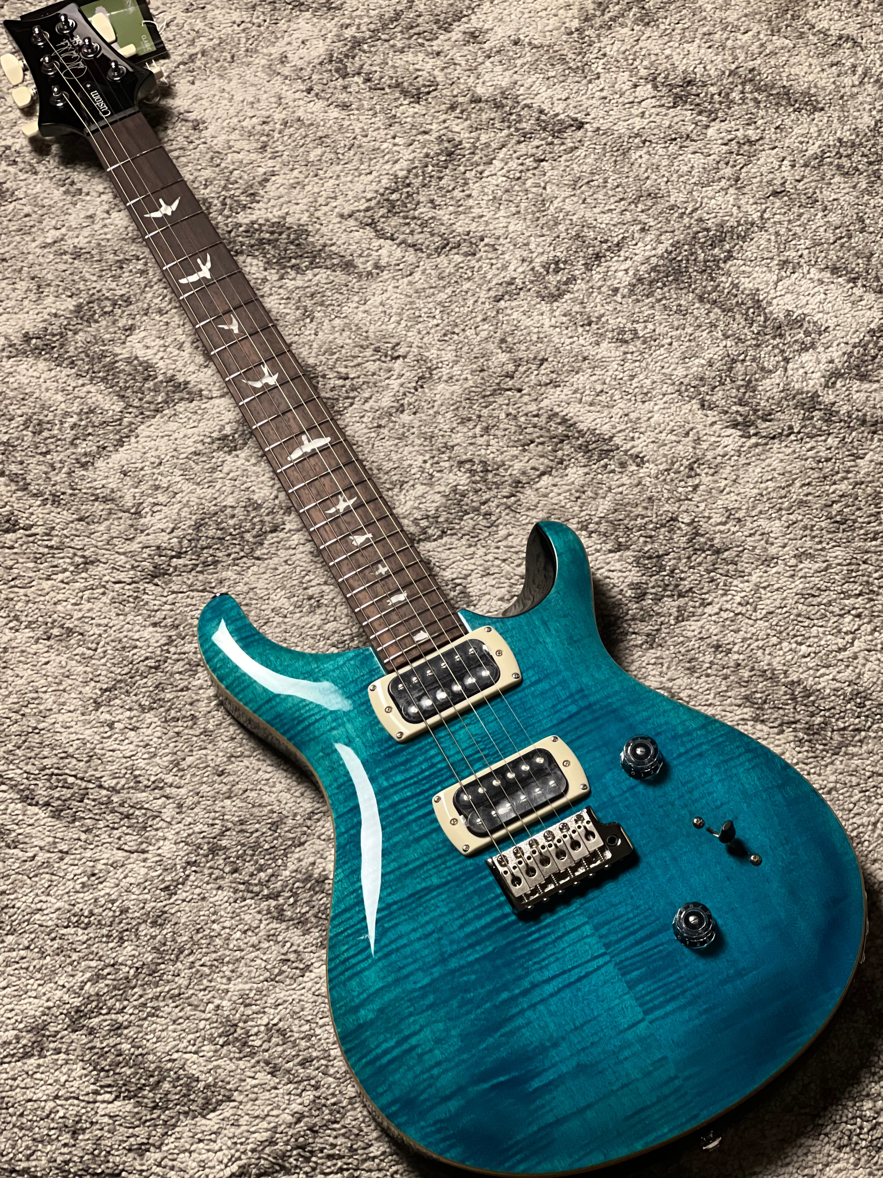 PRS SE Custom 24 in Blue Matteo – nafiriguitar.com