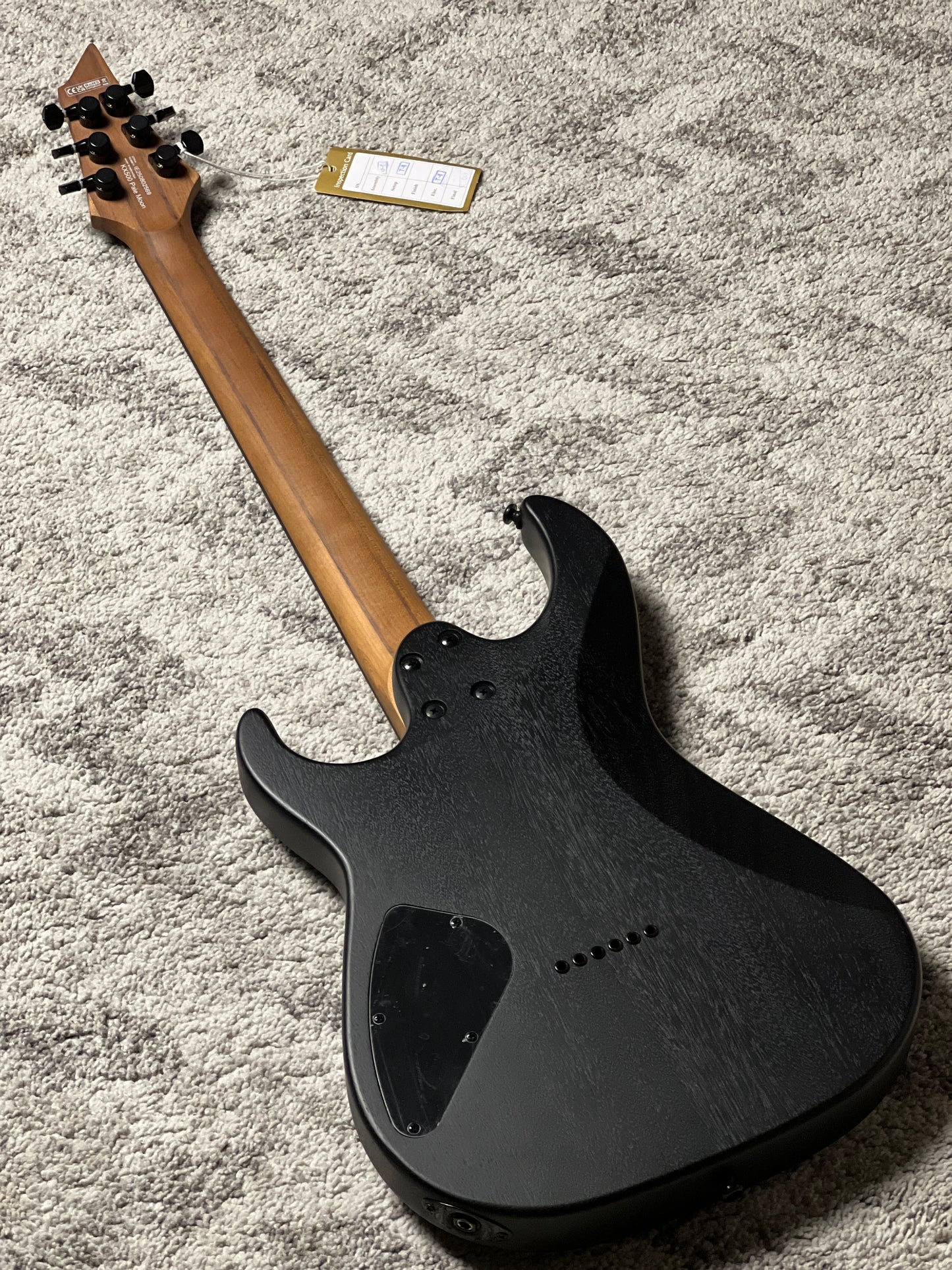 Cort KX500 Pale Moon in Natural Black Burst