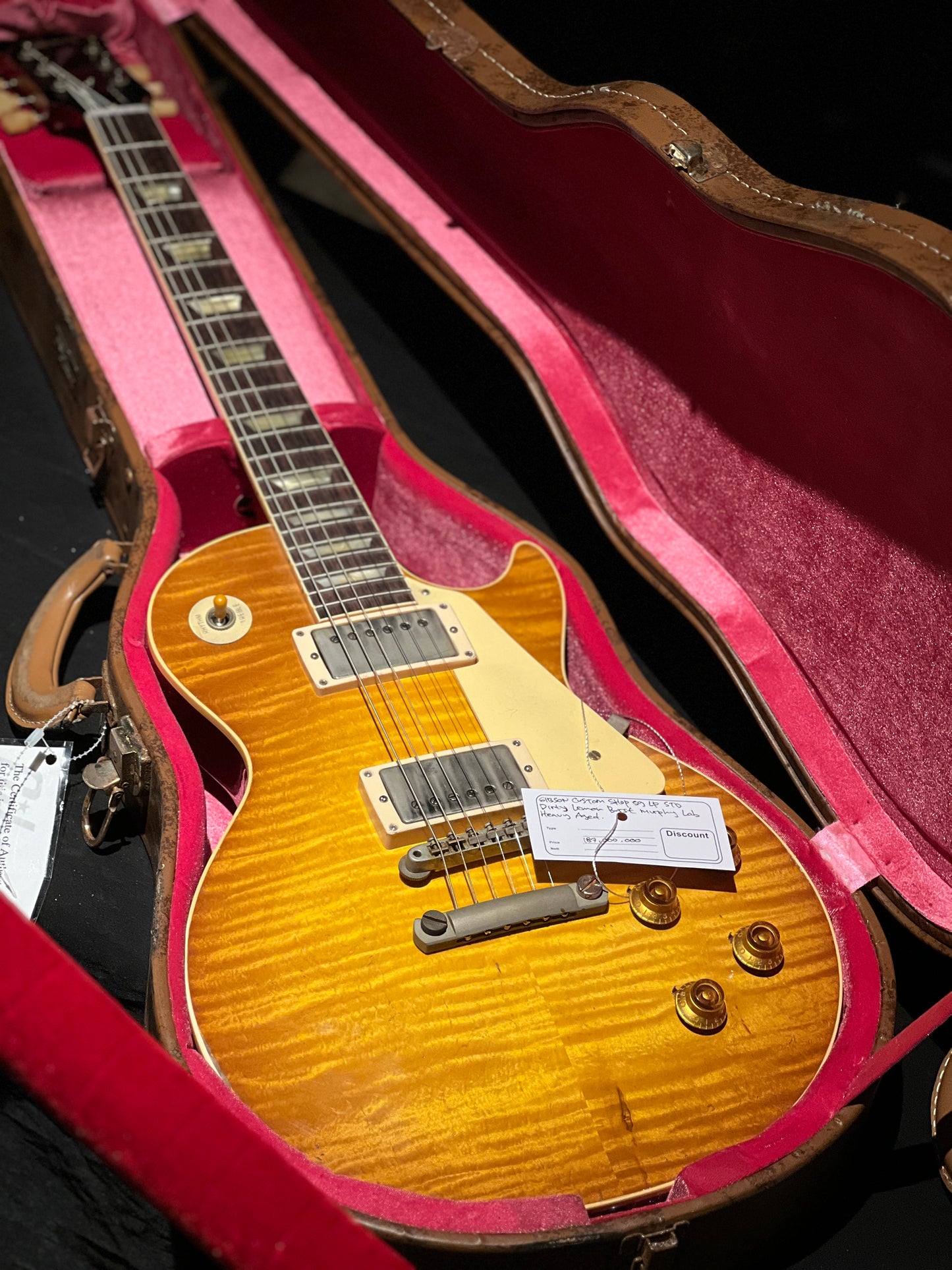 Gibson Custom 1959 Les Paul Standard Reissue  Murphy Lab Heavy Aged Dirty Lemon Burst