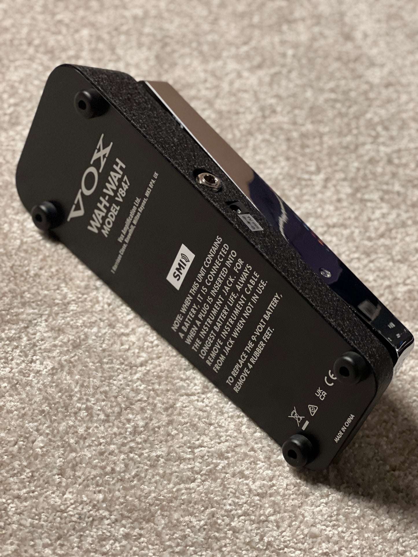 Vox V847-A Classic Reissue Wah Pedal