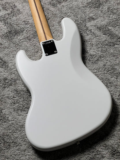 Fender MIJ Limited Jazz Bass with RW FB in Blanc JD25024982