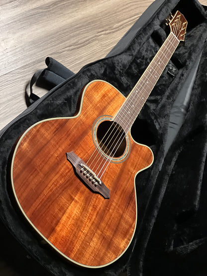 Takamine EF508KC in Natural Gloss with Case Made In Japan 62060771