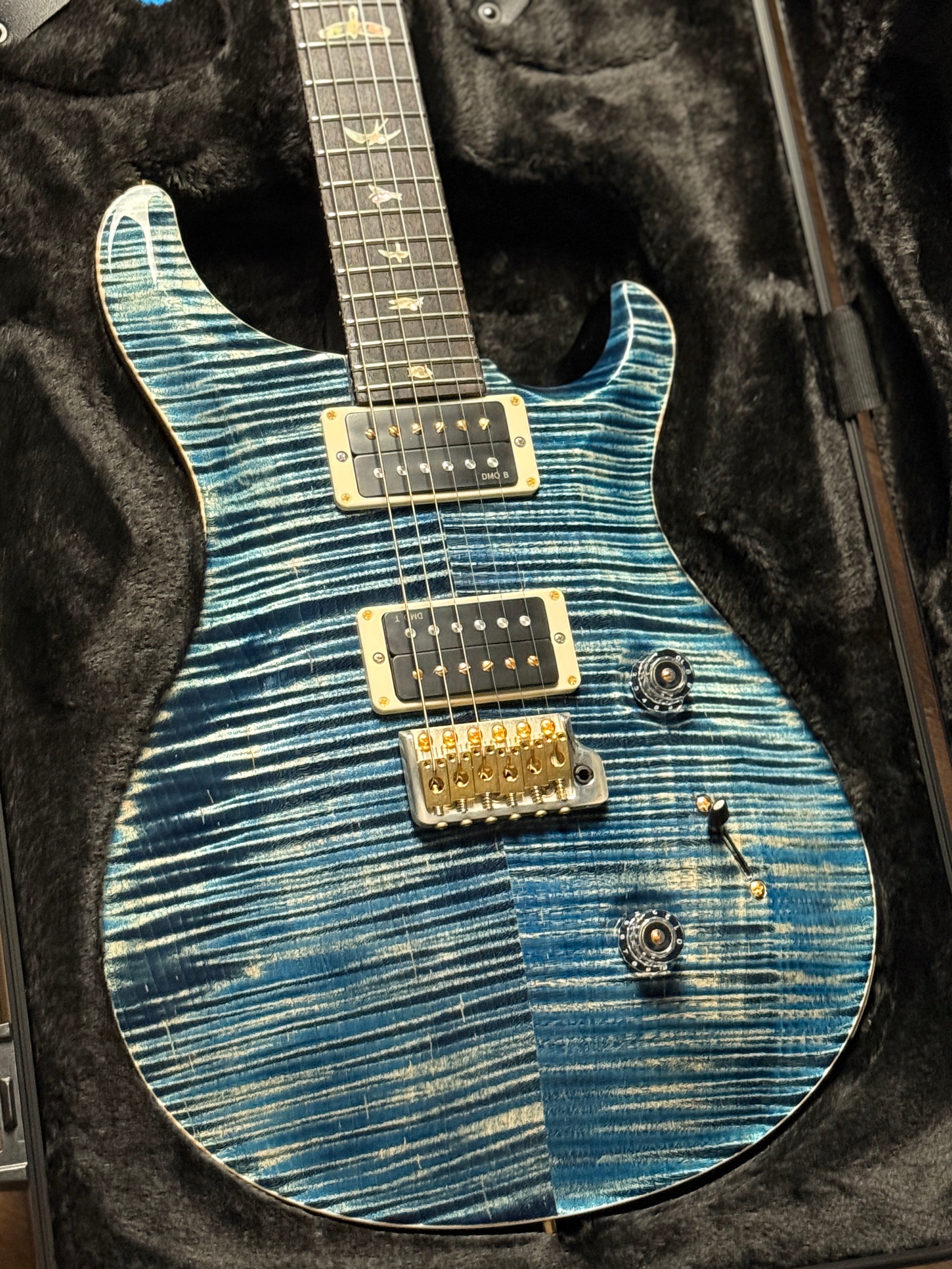 PRS Custom 24 10-Top in Faded Whale Blue 0416148 – nafiriguitar.com